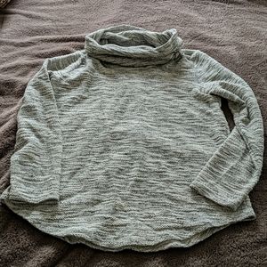 The Loft black/white turtleneck neck sweater S